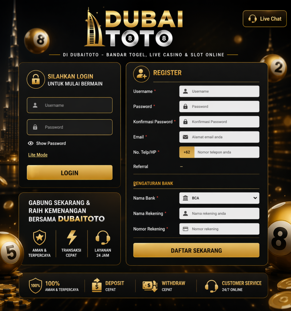 form pendaftaran dubaitoto
